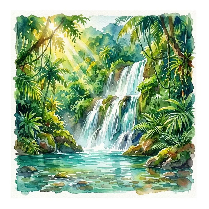 Serene Watercolor Landscapes