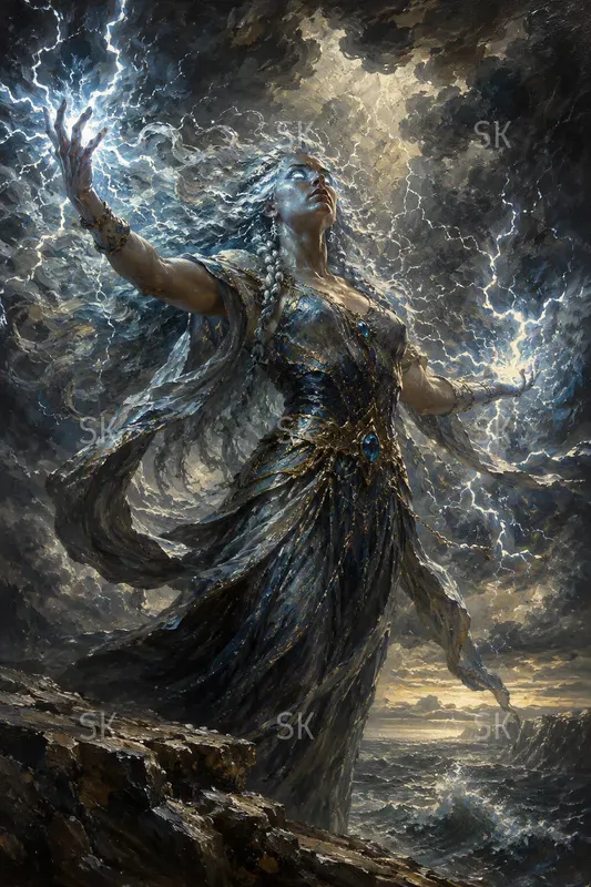 Cinematic Fantasy Oil Paintings