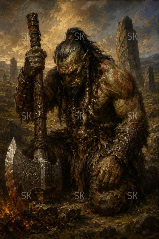 Cinematic Fantasy Oil Paintings
