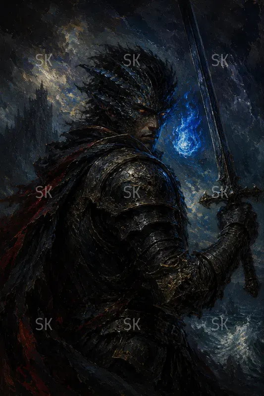 Cinematic Fantasy Oil Paintings