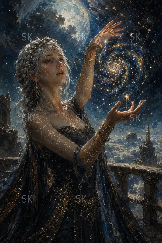 Cinematic Fantasy Oil Paintings