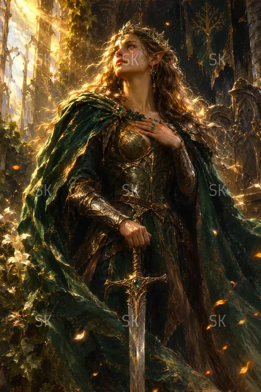 Cinematic Fantasy Oil Paintings