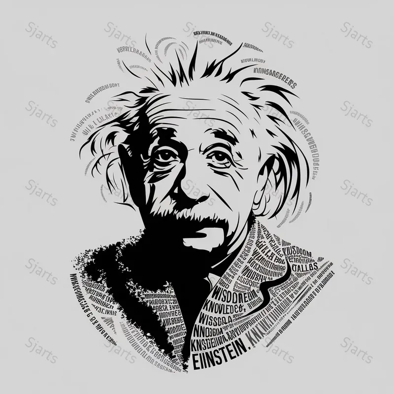 Typography Portraits Of Global Icons