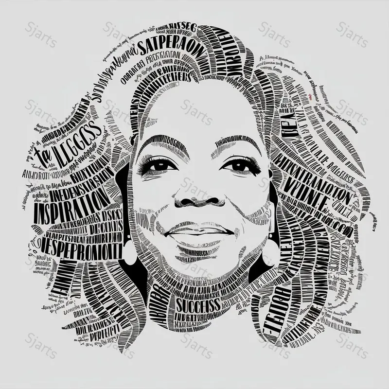 Typography Portraits Of Global Icons