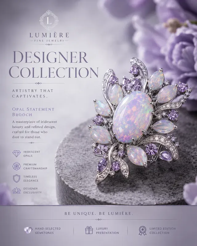 Jewelry Ad Poster Creators