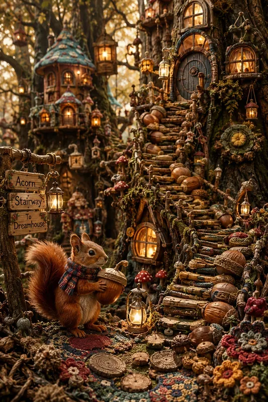 Enchanted Cozy Woodland Villages