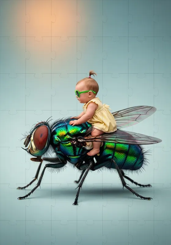 Fantasy Infant Aerial Rider Scenes