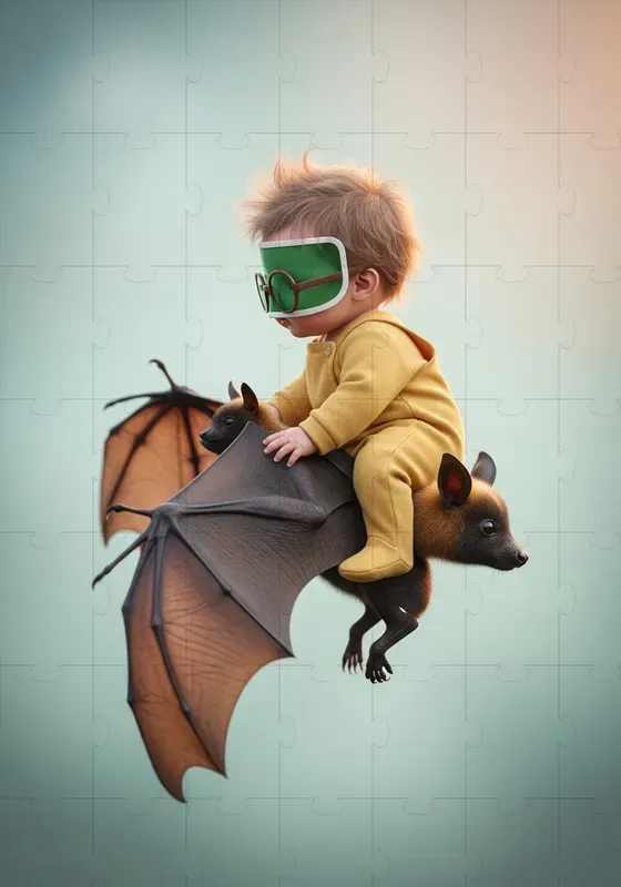 Fantasy Infant Aerial Rider Scenes