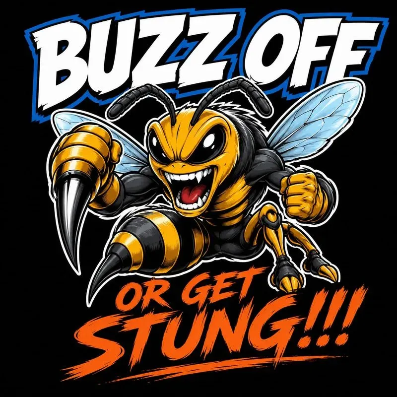Angry Animal Mascot Stickers