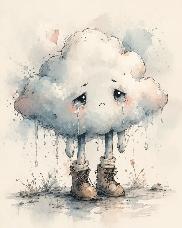 Whimsical Sad Creature Art Style Packs