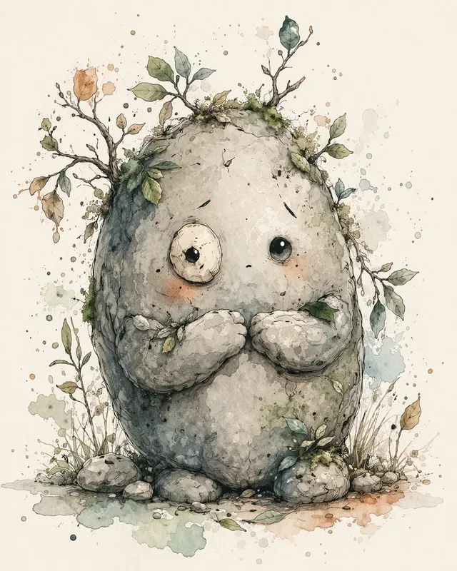 Whimsical Sad Creature Art Style Packs