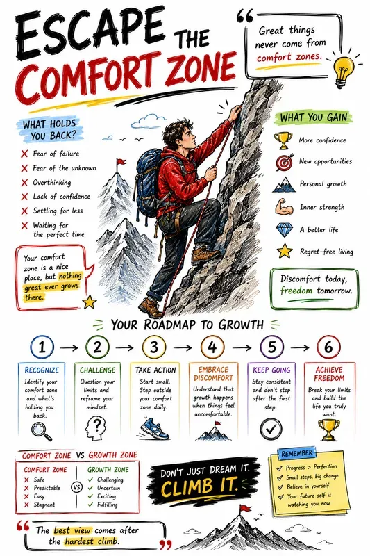 Success Mindset Infographics