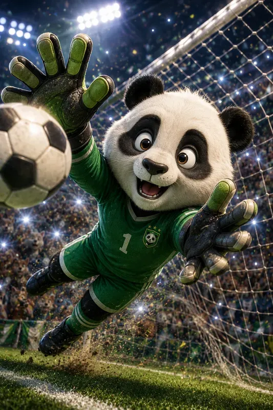 Cute Animal Football Player Generator