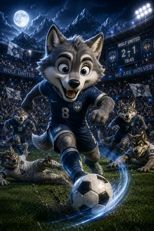 Cute Animal Football Player Generator