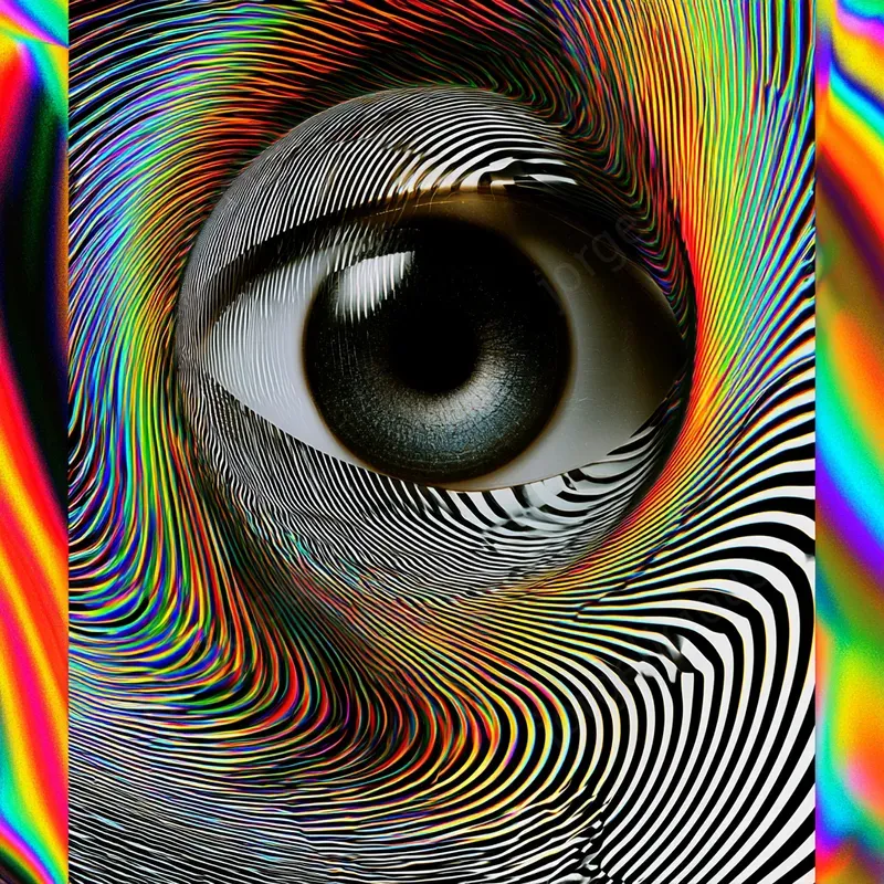 Psychedelic Optical Poster Art