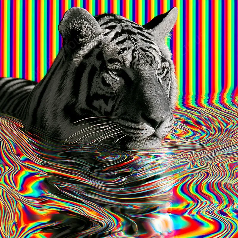 Psychedelic Optical Poster Art