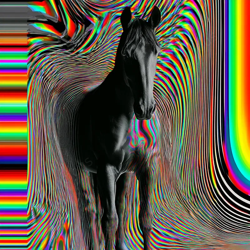 Psychedelic Optical Poster Art