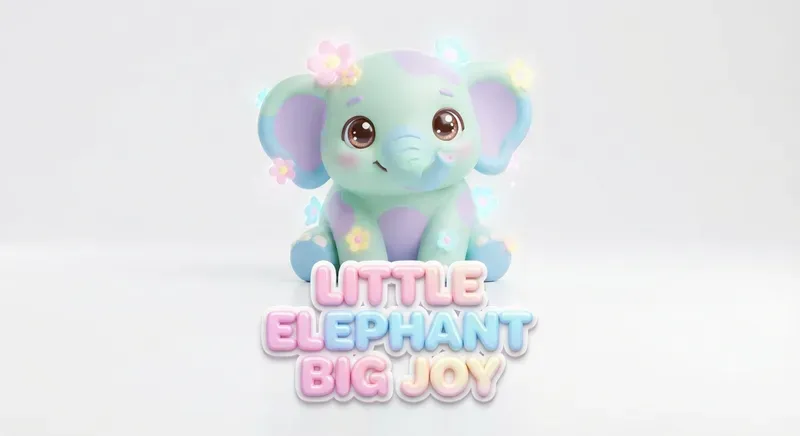 3D Baby Animal Merchandise Collections