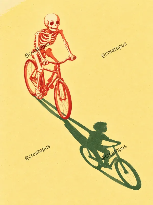 Surreal Screenprint Shadow Art Prints