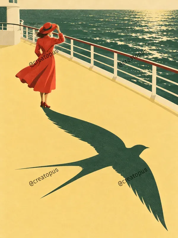 Surreal Screenprint Shadow Art Prints