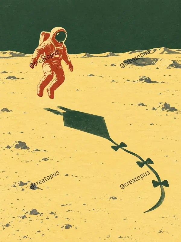 Surreal Screenprint Shadow Art Prints