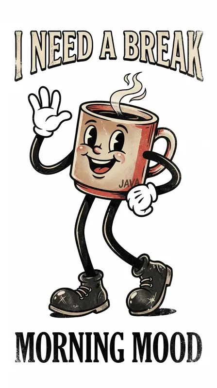1930s Retro Rubber Hose Mascot Logos
