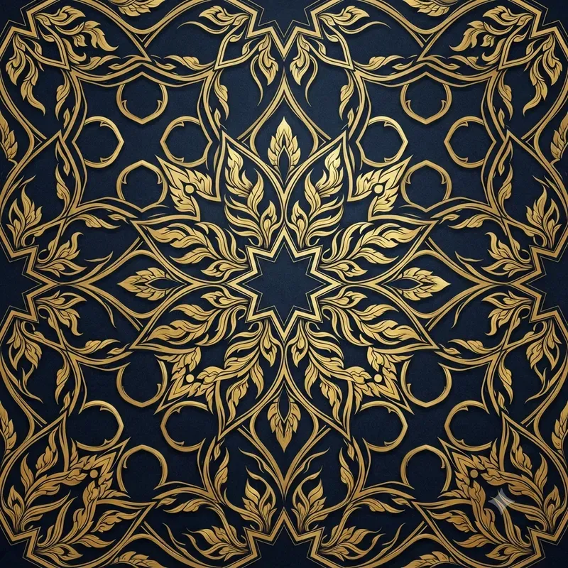 Thai Kanok Sacred Geometry Patterns