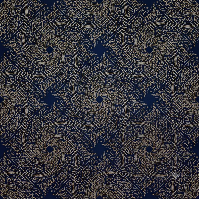 Thai Kanok Sacred Geometry Patterns