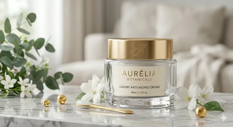Luxury Skincare Advertisement Products