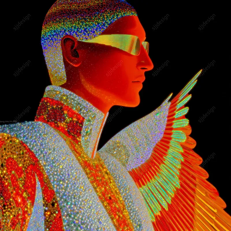 Radiant Prism Iconography Art