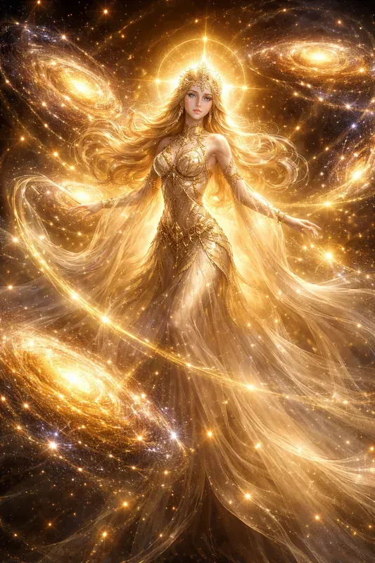 Supernatural Galaxy Golden Cosmics