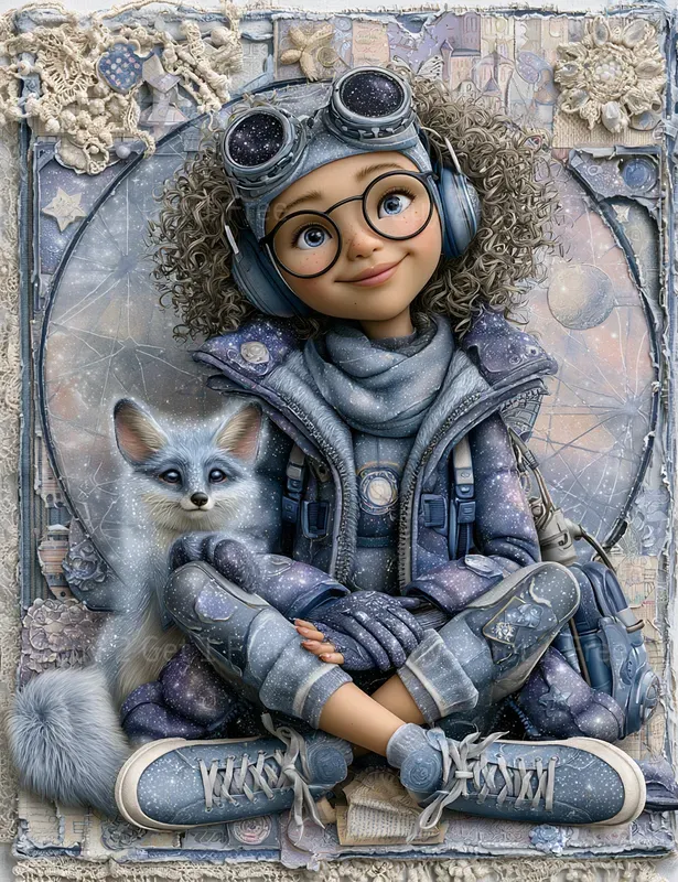 Galaxy Friend And Pet Junk Journals