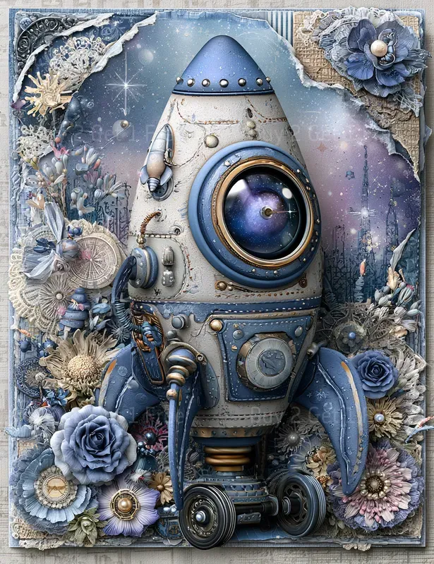 Galaxy Friend And Pet Junk Journals