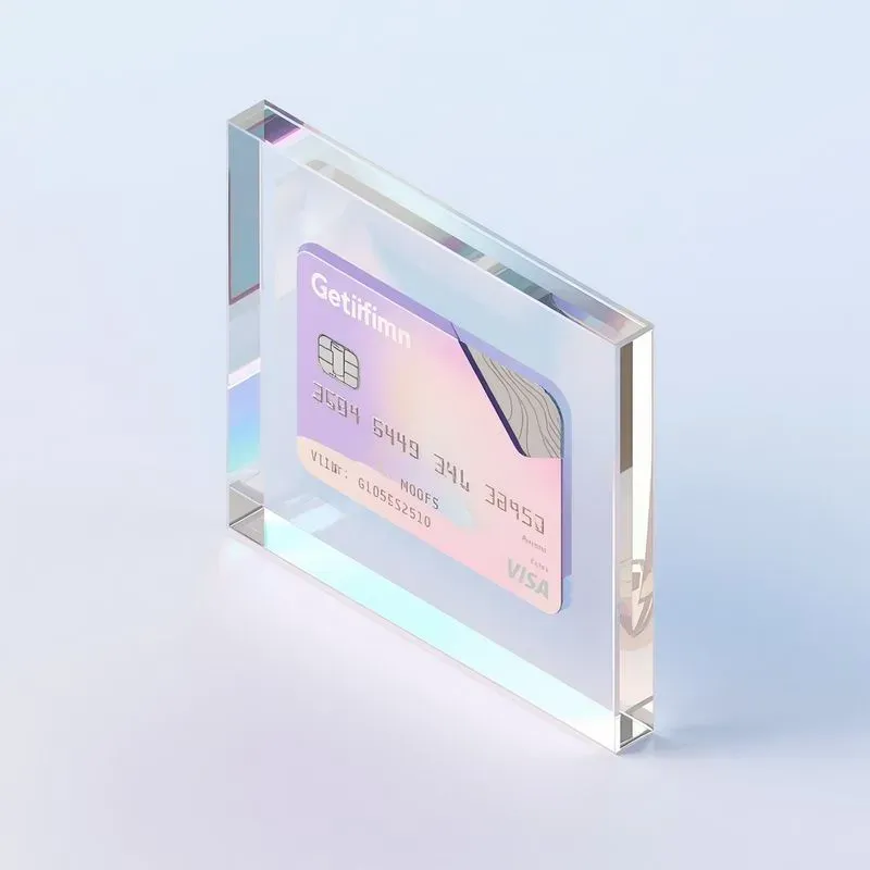 3D Glassmorphic Tech Icons