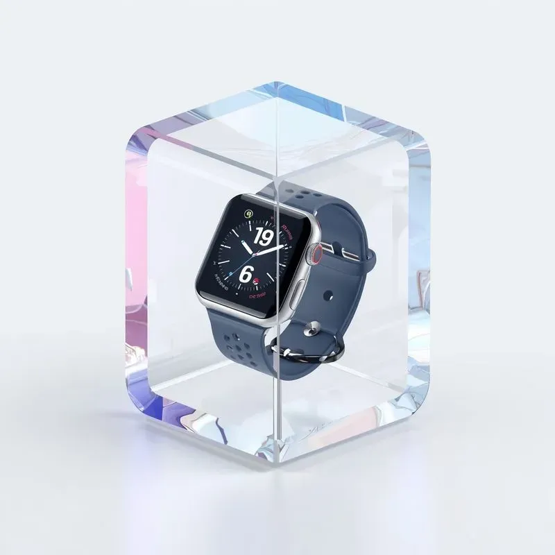 3D Glassmorphic Tech Icons