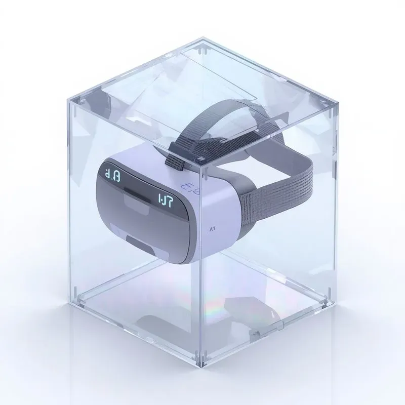 3D Glassmorphic Tech Icons