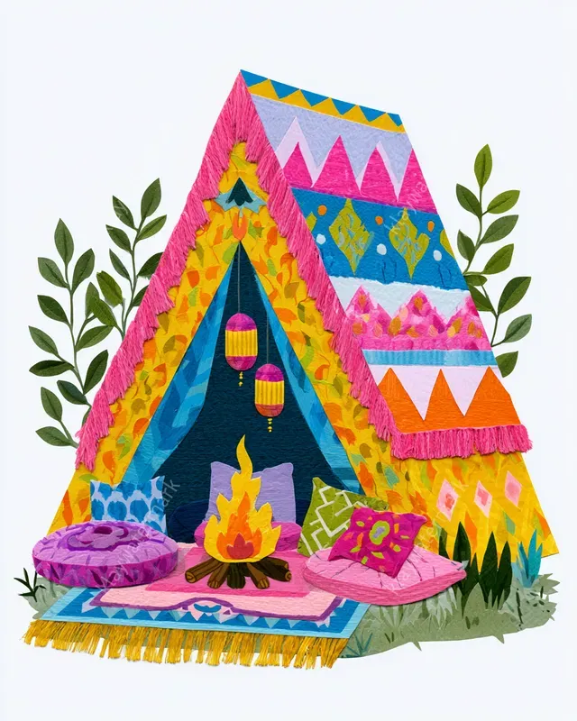 Bohemian Paper Collages