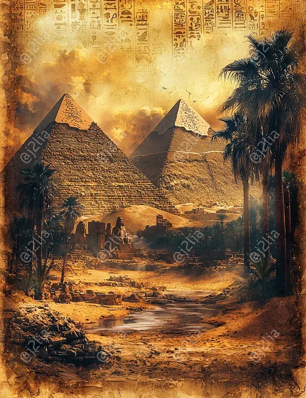 Ancient Egyptian Mystical Art