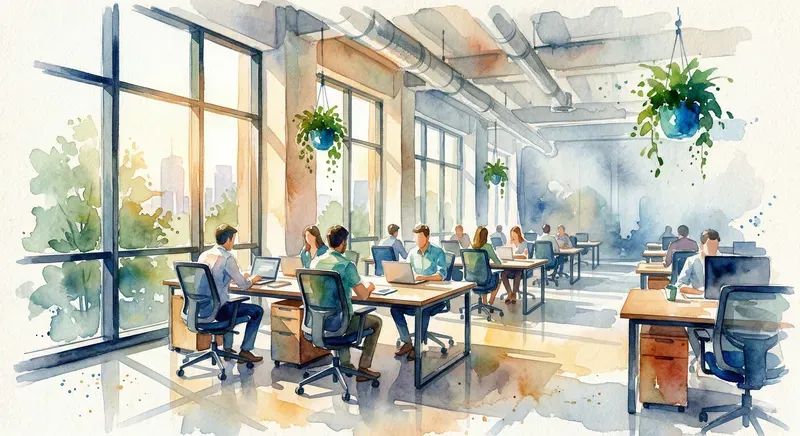 Watercolor Offices And Studios