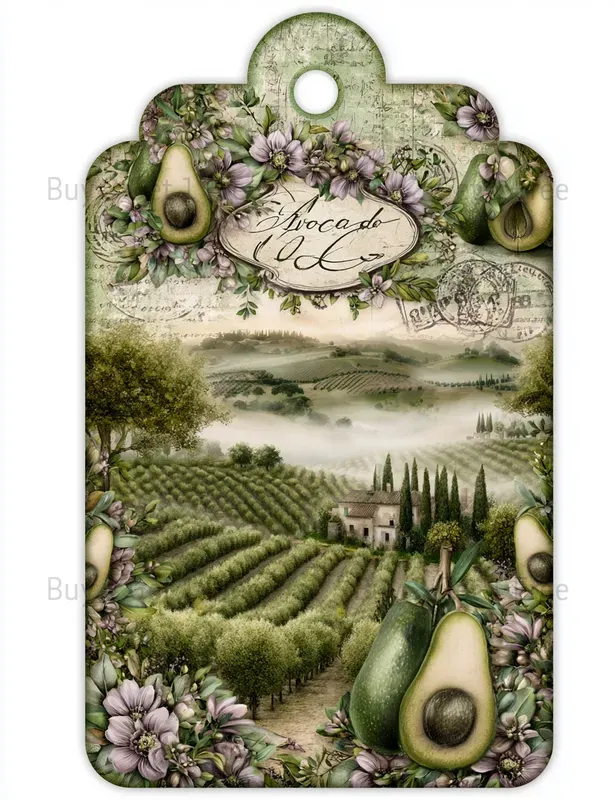 Avocado Girl Product Tags