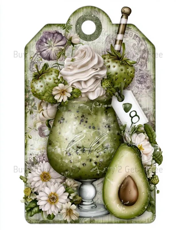 Avocado Girl Product Tags