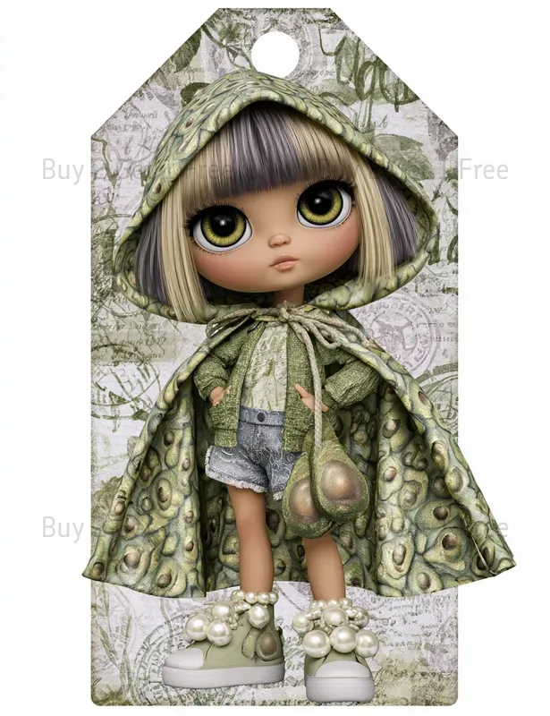 Avocado Girl Product Tags