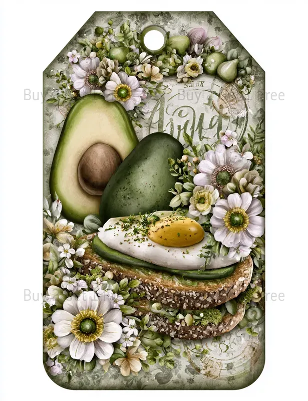 Avocado Girl Product Tags