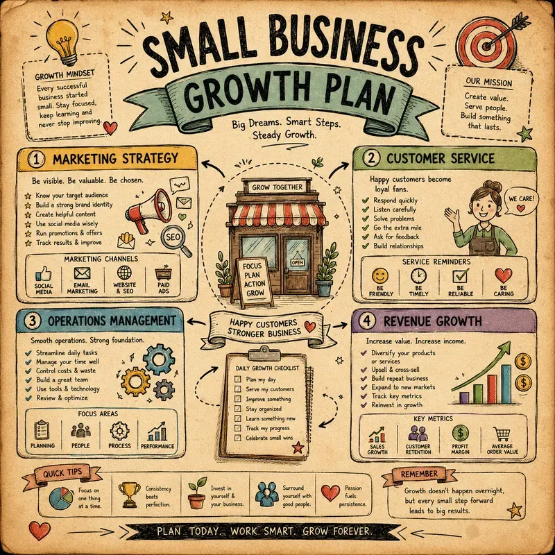 Vintage Productivity Infographic Toolkits