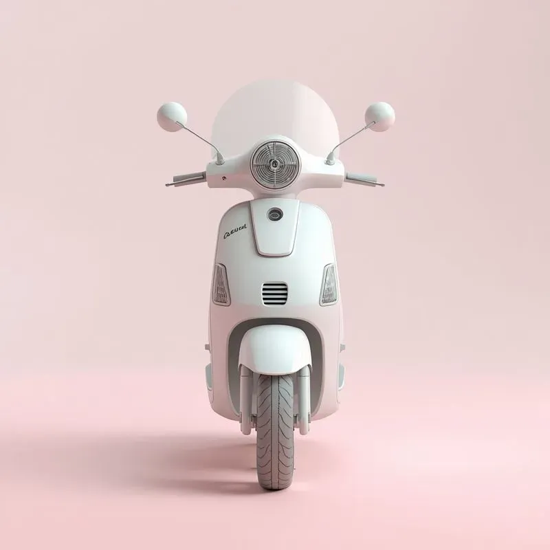 3D Minimalist Clay Cyber Vehicles