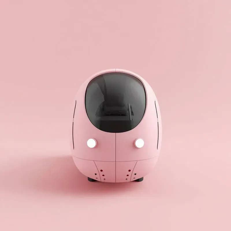 3D Minimalist Clay Cyber Vehicles