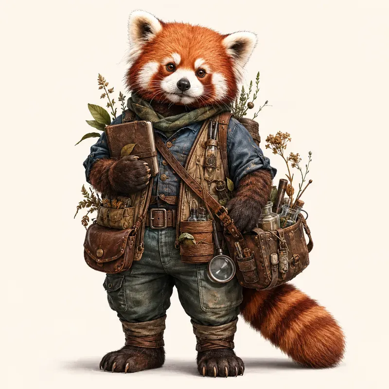 Whimsical Expedition Character Art