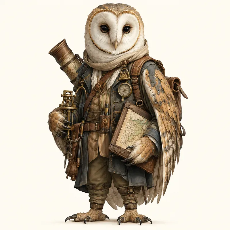 Whimsical Expedition Character Art