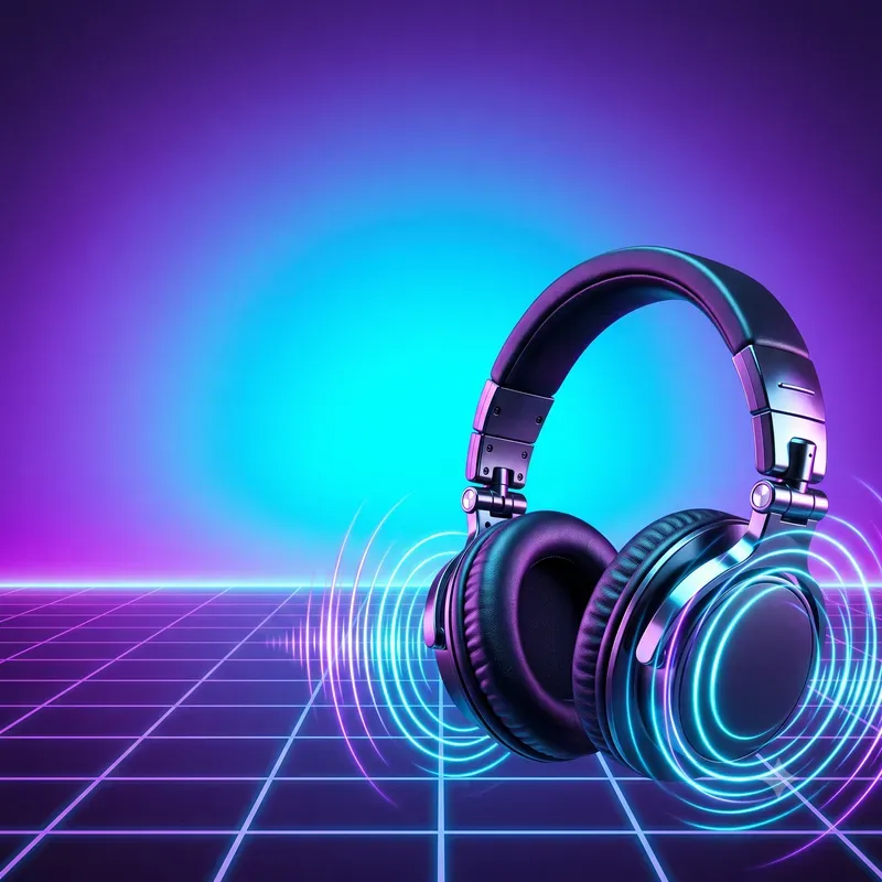 90s Neon Synthwave Product Ad Templates