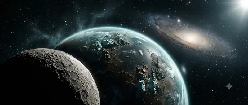 Cosmic Space Planet Scenes